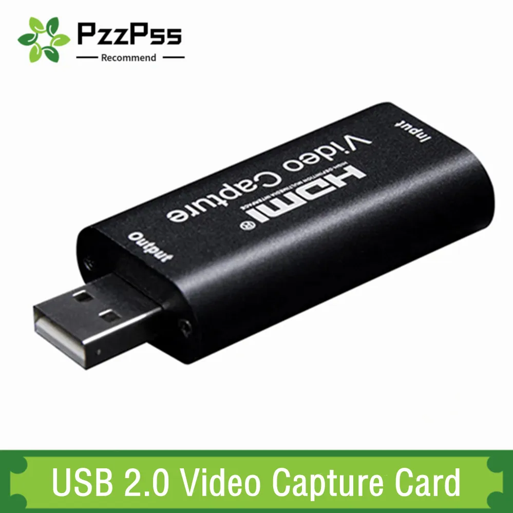 USB 2.0 Video Capture Card 4K HDMI-compatible Video Grabber Live Streaming Box Recording For PS4 XBOX Phone Game DVD HD Camera