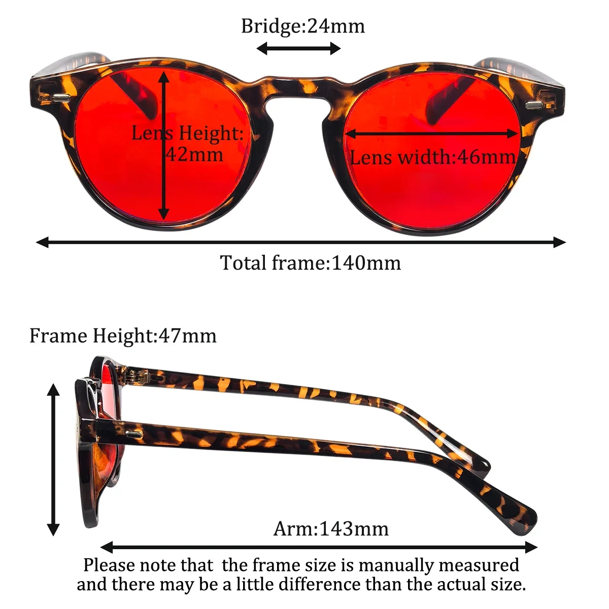 red lenses glasses men orange lens glasses women computer glasses blue light filter better sleep rest glasses  custom recipe - Image 2