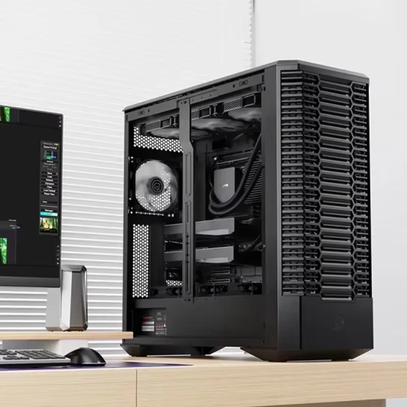Segote Aeris WS1 Ultra Dual-socket Server Case Chassis Workstation Desktop Computer Case, Multi-hard Drive Nas case