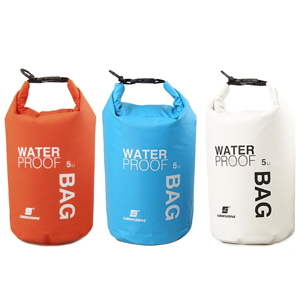 Foldable PVC Waterproof Dry Bags for Swimming Kayaking Rafting Fishing Boating River Trekking Floating Drifting Rafting