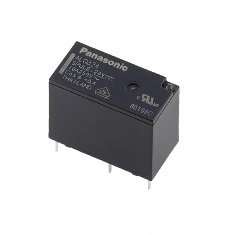 10pcs 100% Orignal new ALQ Poewr relays 5V 12V 24VDC 10A ALQ105 ALQ112 ALQ124 5Pin ALQ305 ALQ312 ALQ324 4Pin