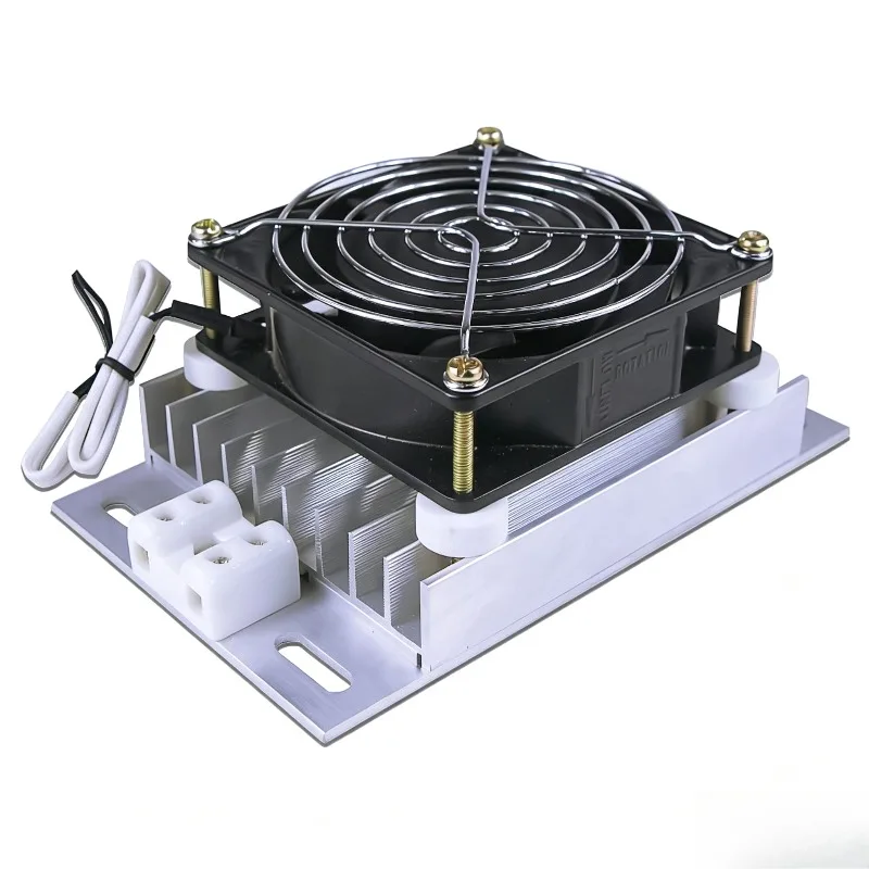 PTC Aluminum Alloy Heater with Fan for Reptile Incubator, Incubation Box and Distribution Cabinet Moistureproof Heating