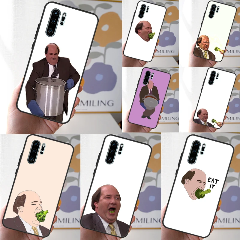 Kevin Broccoli The Office Case For Huawei Nova 9 10 SE Y61 Y91 Y60 Y70 Y90 5T 7i 8i 11i 11 Pro P20 P30 P40 Lite Cover