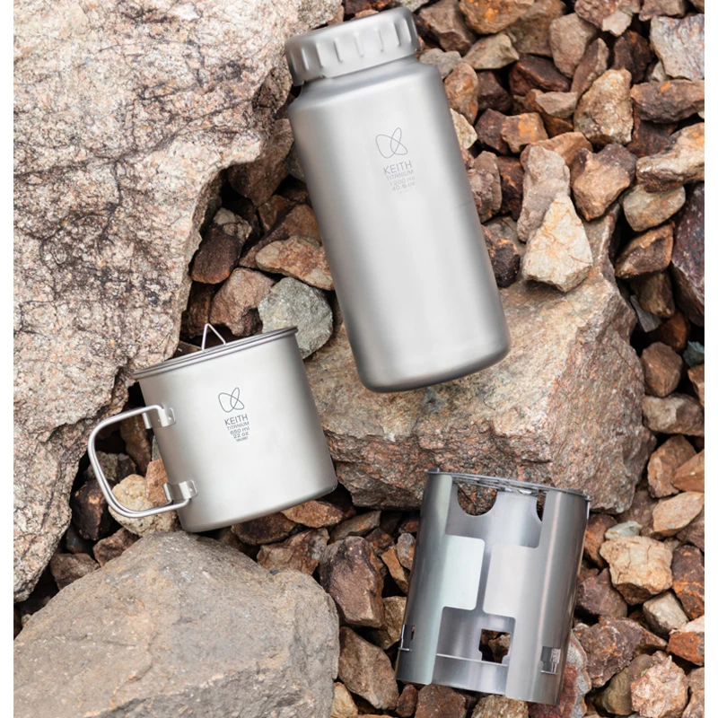 KEITH Pure Titanium Nesting Ca - Outdoor Camping Wood Stove review and price