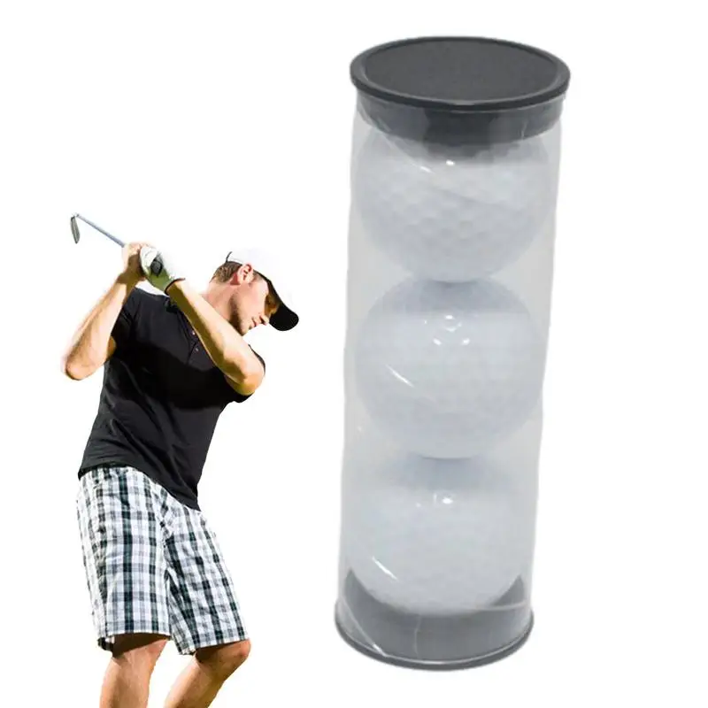 

Golf Ball Box Transparent Golf Ball Display Tube Memorabilia Displaying Cases For Home Office Den Garage Bedroom Living Room