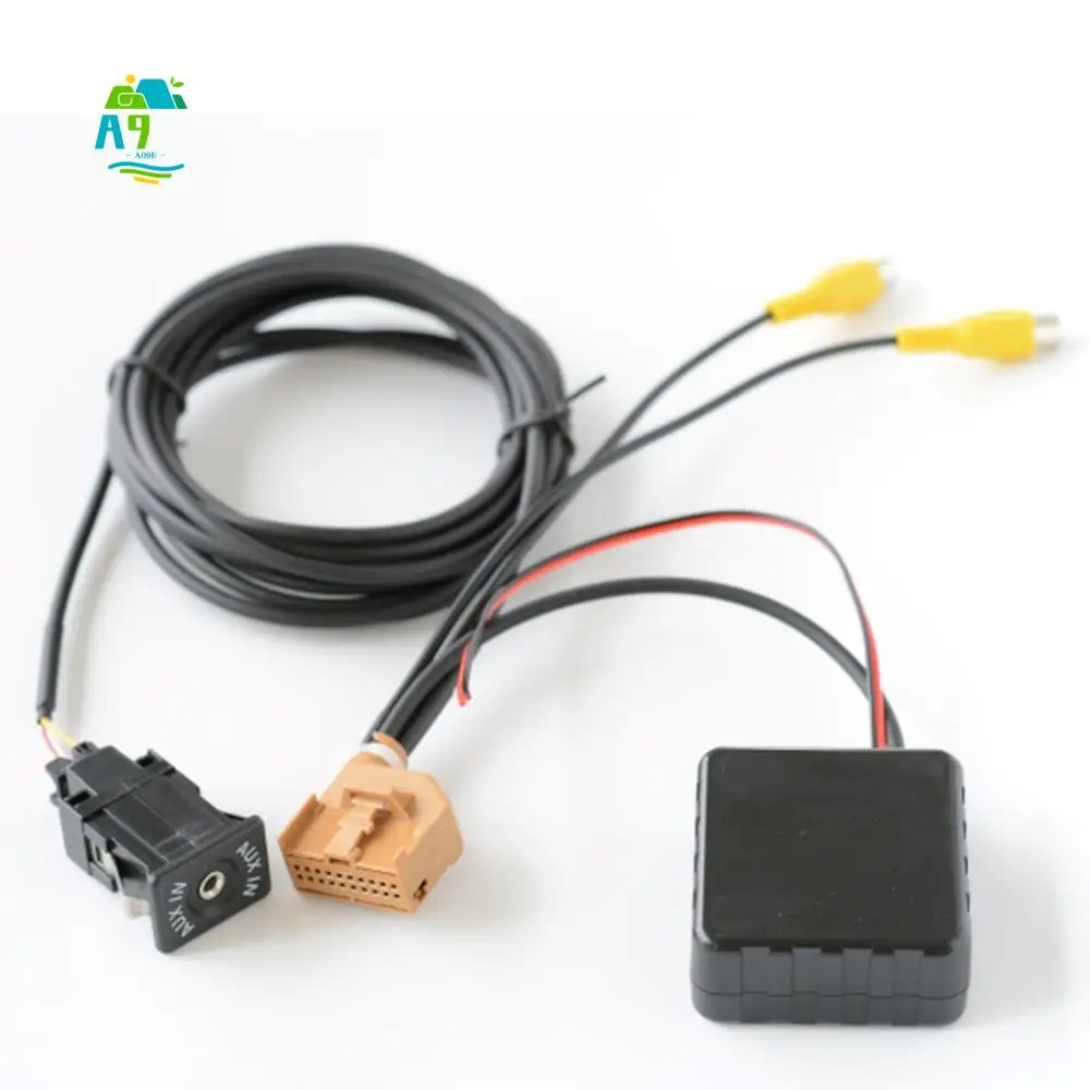 

A09E-12V MMI 2G Car Bluetooth AUX Cable Adapter Wireless AV/AV2 For Q7 A6 A8 2006-2008 J523