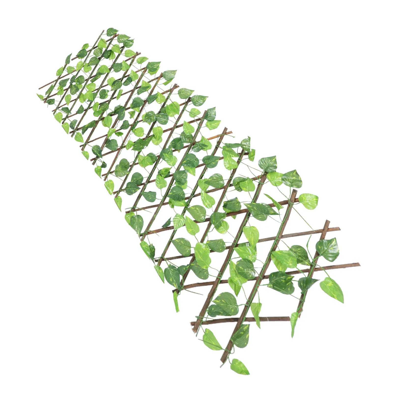 

Green Plant Railing Artificial Fence Decorative Outdoor Garden Stretchable Balcony Plastic Leaf Hedge Faux Plants Screen
