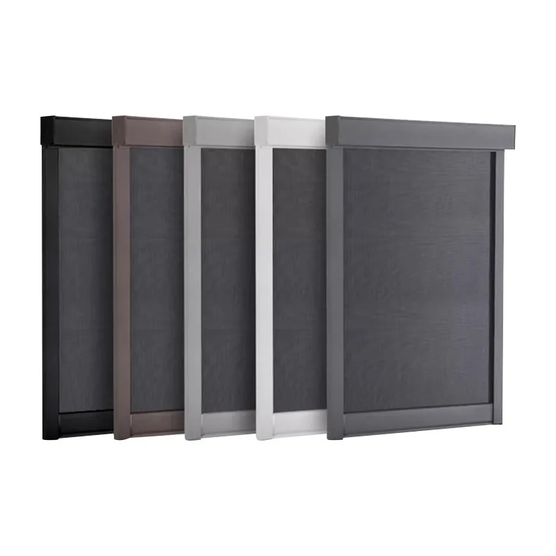 

Intelligent electric windproof roller blinds, automatic lifting, mosquito-proof sun insulation sunshade, outdoor courtyard