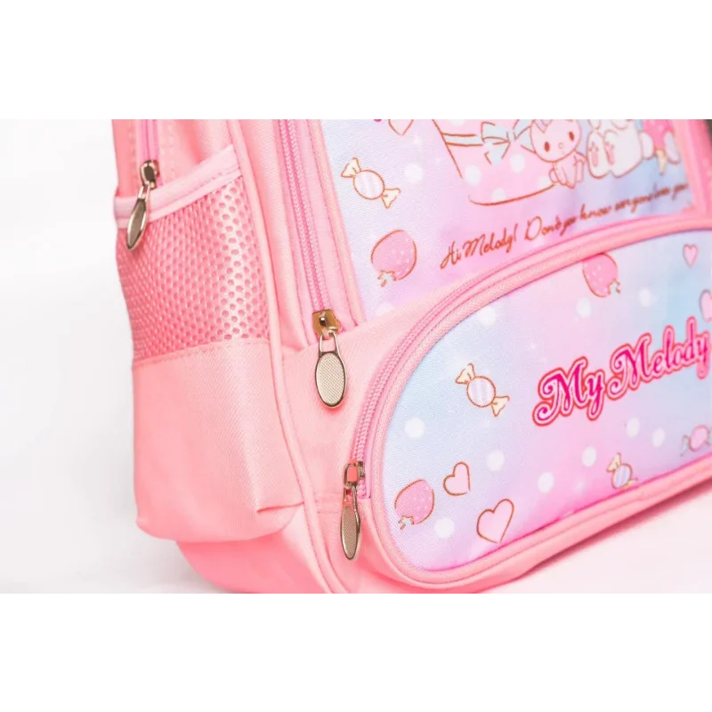 Sanrio New Hello Kitty Student Schoolbag Cartoon Children Śliczny i lekki plecak męski i damski o dużej pojemności