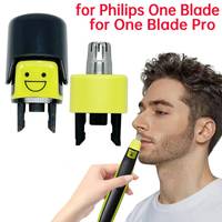 Nose Hair Trimmer Stainless Steel Dual Edge Blades 360° Rotation for Philips One Blade Pro 360/QP6530/QP6510/QP6520