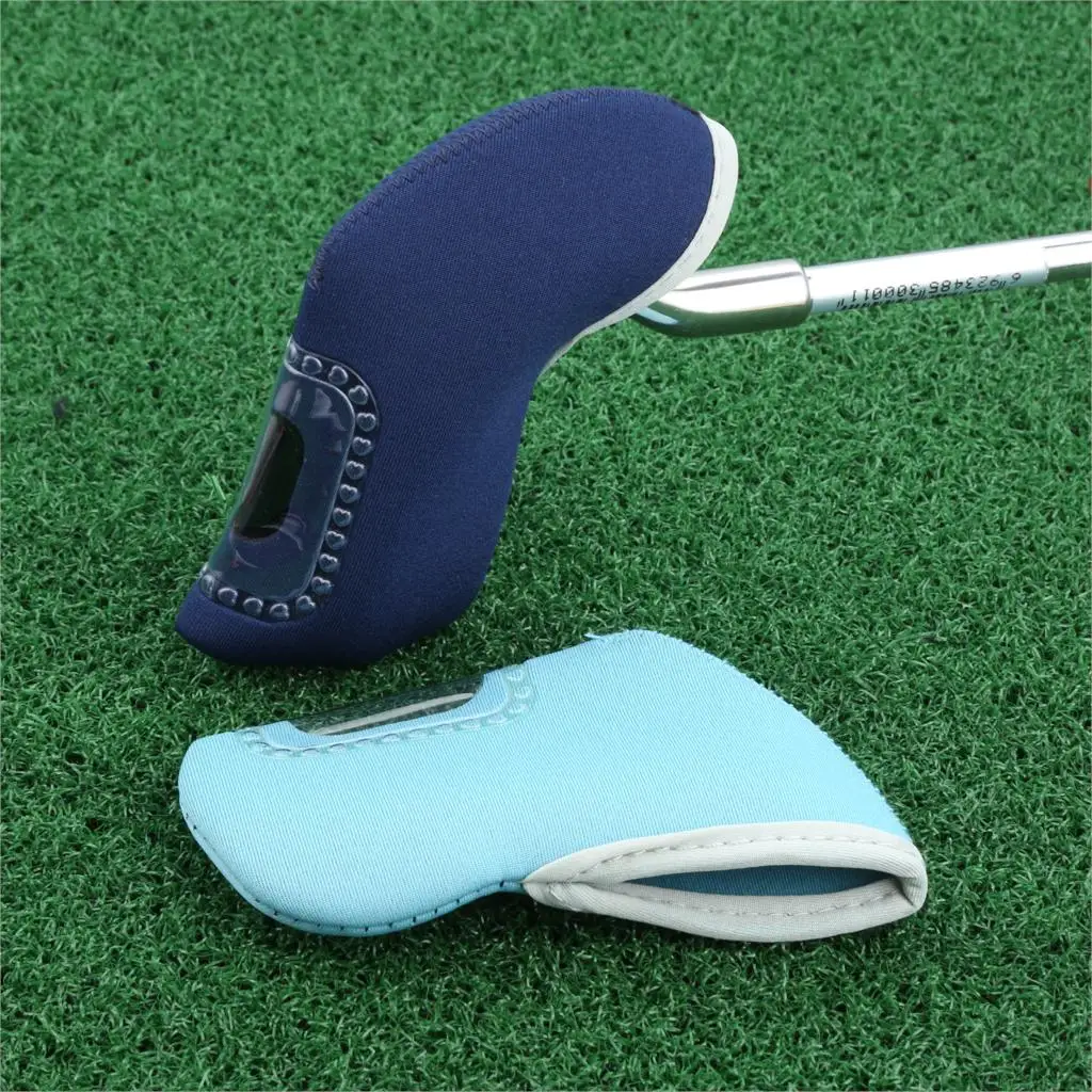 Clubes de golfe Cabeça Capa Protetora Janela de Visão Transparente, Neoprene Wedge Sock, 5.31x2.95 \