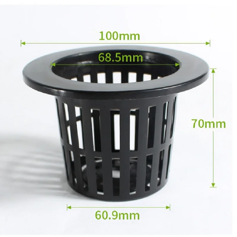 

10/20Pcs Hydroponic Planting Basket Soilless Cultivation For Vegetables Flowers Plant Root Fixer Plastic Mesh Pots D4