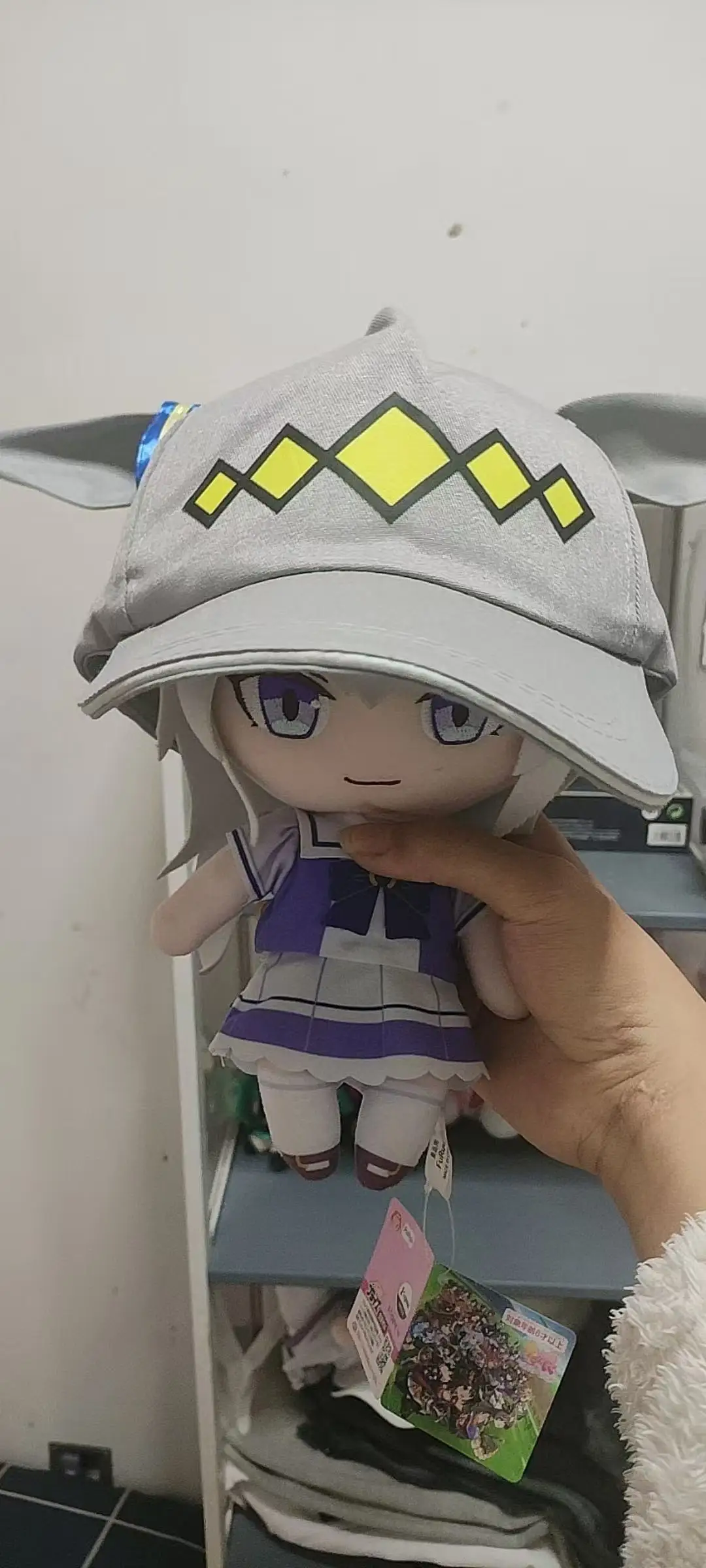 Poupée en peluche de mascotte en coton pour Pretty Derby Tokai Teio Rice Shower Special Week Silence Suzuka, pendentif porte-clés 10 cm Oguri Cap Cos