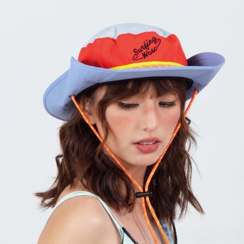 

Spell Color Letter Embroidery Fisherman Hat Female Summer Western Dopamine Outdoor Mountaineering Sunscreen Fisherman Hat