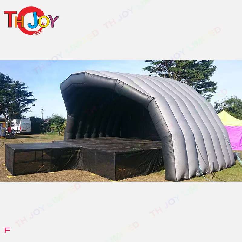 Grote Outdoor Opblaasbare Evenement Tent Opblaasbare Podiumhoes Feesttent Voor Feest, Tentoonstelling, Promotie, Muziekfestival