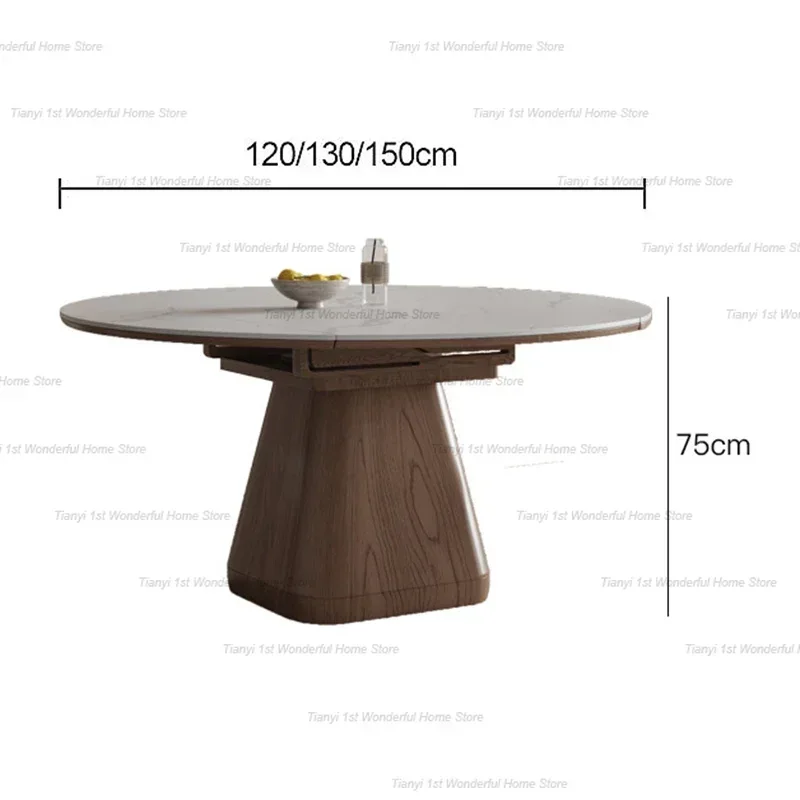 طاولات طعام حديثة قابلة للتمدد بتصميم بسيط على الطراز الياباني طاولات طعام للمطاعم أثاث أصلي Vajilla HBDT #6
