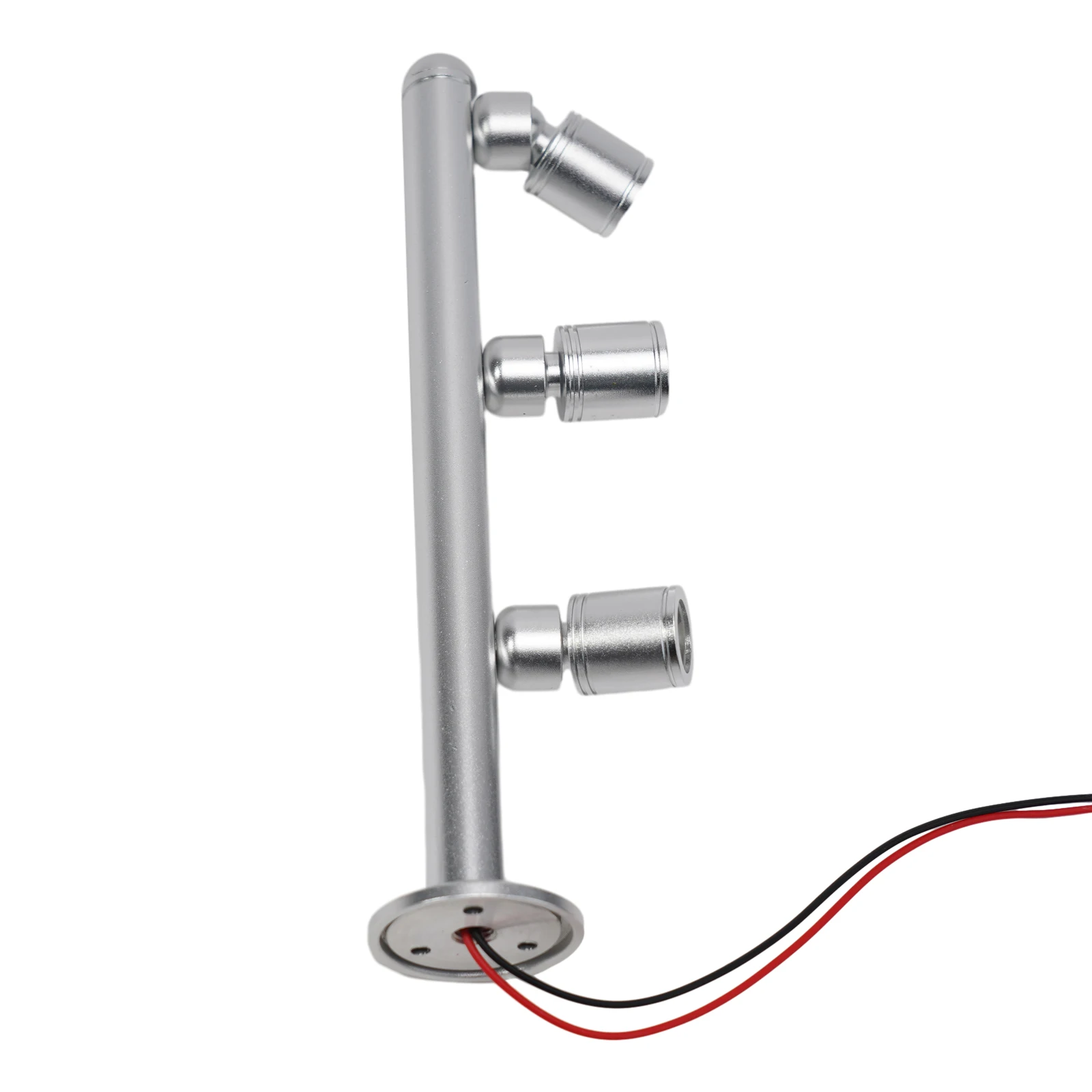 Showcase Lighting for Jewelry Exhibitions  Led Cabinet Spot Lamp AC85 240V/DC12V Input Power  Silver/Black Body Color