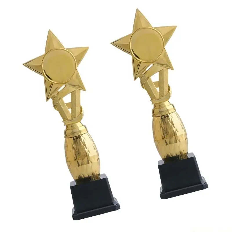 31BE Customized Trophies Golden Cups Award Sports Winner Reward Competition Gift Prizes