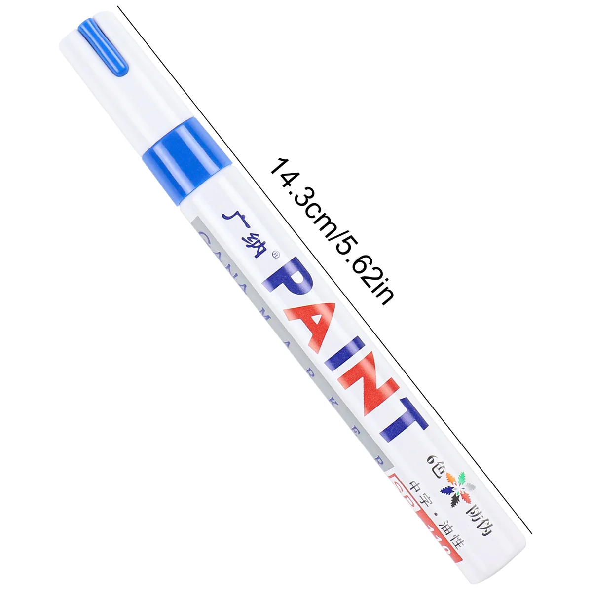 قلم تحديد طلاء 12 لونًا/صندوقًا، مناسب لألبومات الصور التي يمكنك صنعها بنفسك وبطاقات المعايدة واللوحات الفنية والتوقيات واللوازم المدرسية الأنيقة