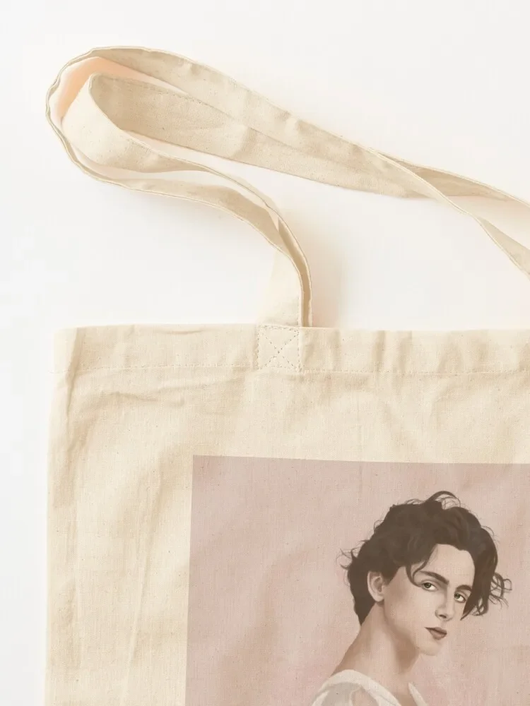 Timothée Chalamet - ilustración Tote Bag Bolso de hombro de lona bolsos de mano Tote Bag