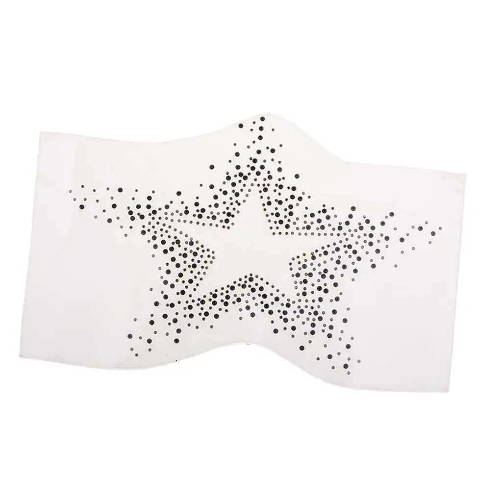 STAR Crystal Rhinestones Iron on Hot Fix Heat Transfer Applique Bling