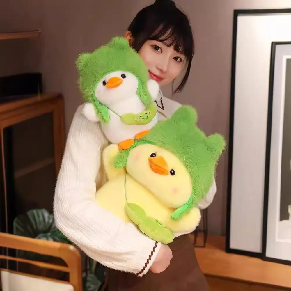 

PP Cotton Outing Duck Plush Toys Soft Fluffy Hiking Duck Appease Doll Cartoon Animal Kawaii Spring Outing Duck Stuffed Doll Kids
