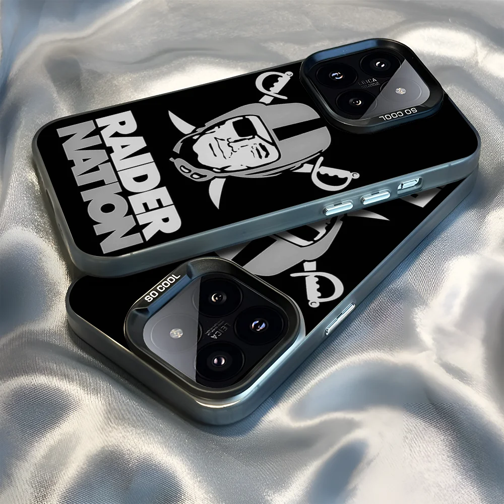 Epc Oakland Raiders Phone Case IMD Phone Case For IPhone 16 15 14 13 12 11 Pro Max Plus Color Silver Cover