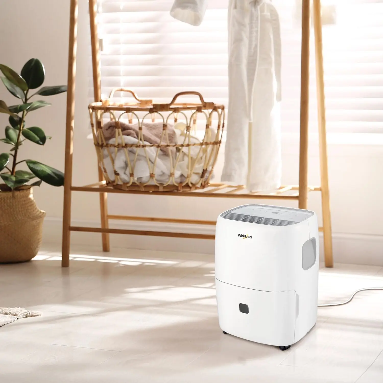 Energy Star 23-Pint Portable Dehumidifier with Auto-Shutoff and Timer, Home Dehumidifier and Moisture  For