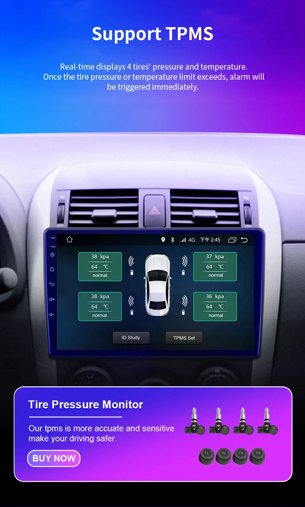 Android 16 Carplay Auto Car Radio For Ford FIGO KA