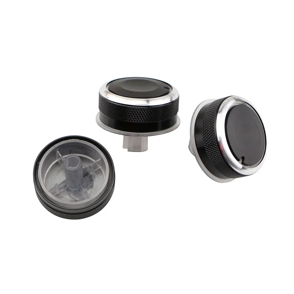 3Pcs/set  Aluminum Alloy Air Conditioning Knob Fit for Toyota Corolla EX for BYD F3 F3R AC Knob Heat Control Button