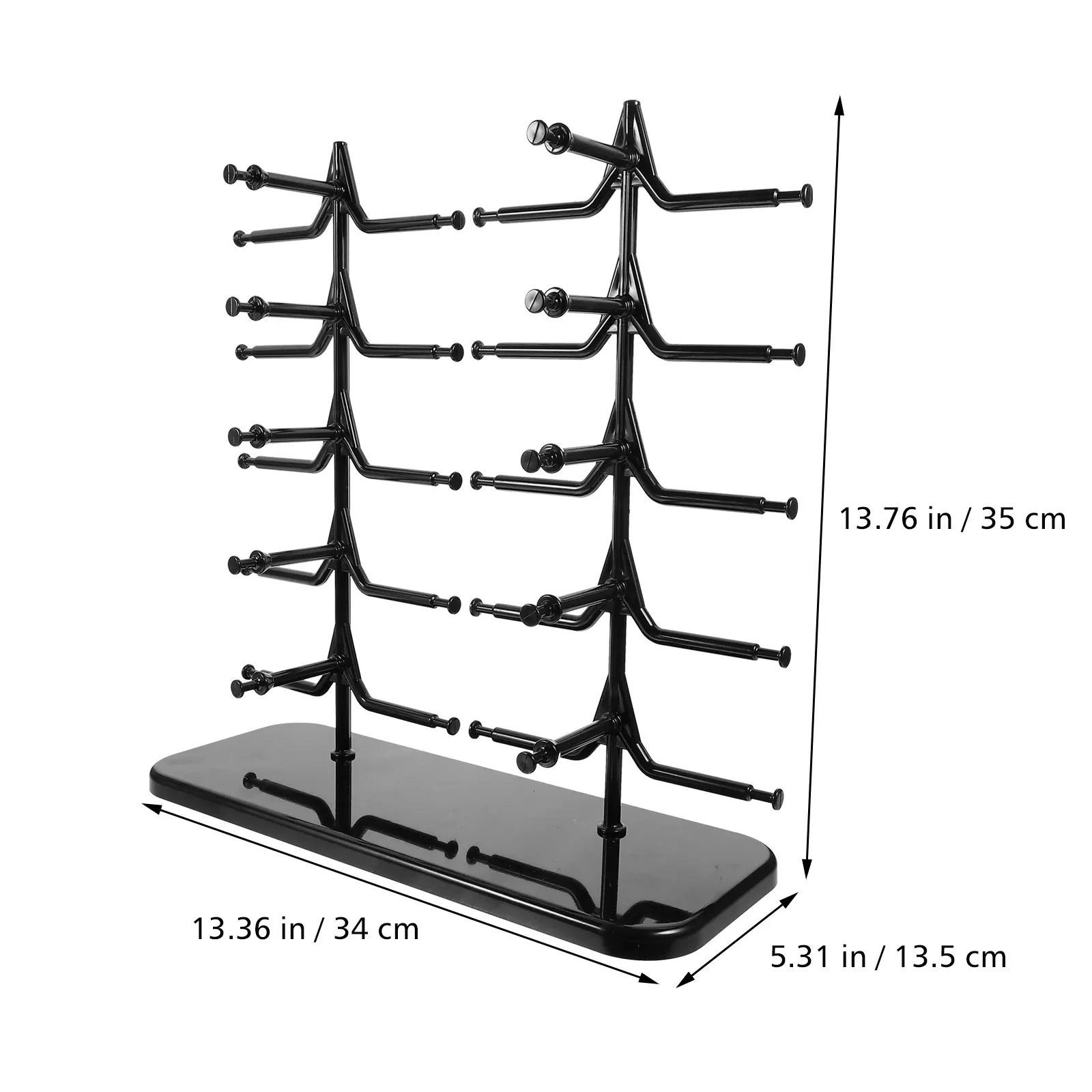 

Glasses Display Rack Durable ABS Material Stable Base Sunglasses Organizer Glasses Storage Holder Stand Sunglasses Display