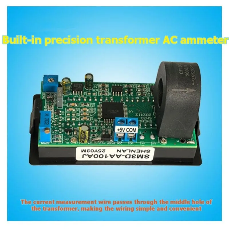

AS95-AC Current Meter With Built-In Precision Mutual Inductor AC 0.00- 19.99A Featuring Short-Circuit And Overload Protection