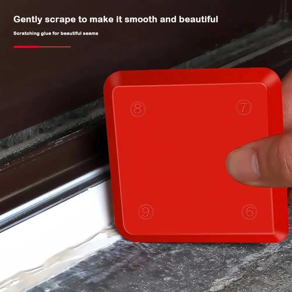 4pcs/8pcs Compact Wide Application Caulking Tool Set Re-usability Durable Grout Scraper Grout Remover Tool