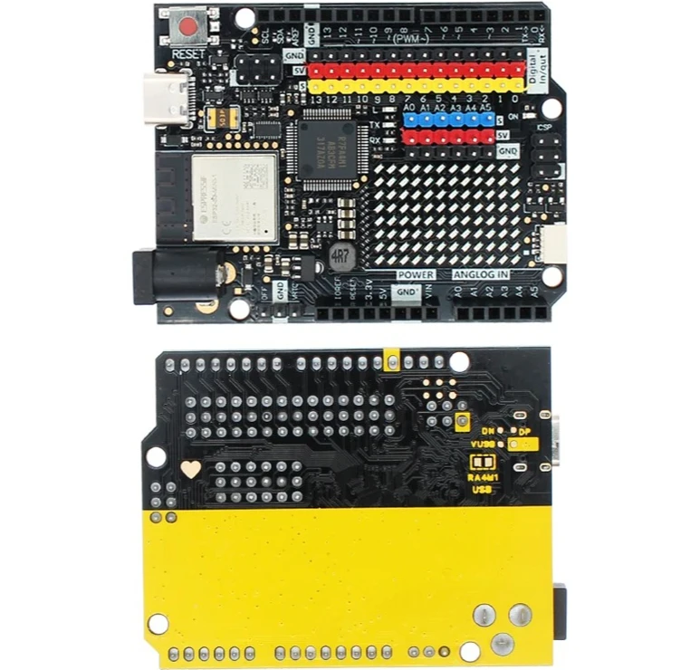 UNO R4 Minima/versión wifi Arduino programación controlador de aprendizaje placa de desarrollo kit de inicio IoT