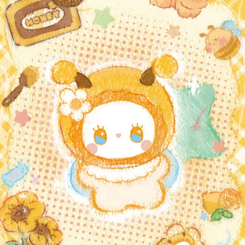 ما قبل البيع لمدة 60 يومًا MJStudio Emma Fuzzy Family Squishy Family صندوق مخفي من الفينيل صندوق لغز هدية دمى Caixa Caja #6