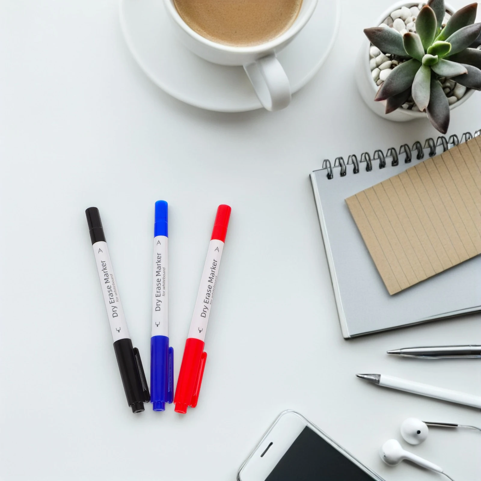 

3 Pcs Whiteboard Pen Car Window Writing Markers Dry Erase Pens Menu Liquid Dual Tip Plastic Wipe Chalk Chalkboard Child