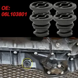 8pcs 06L103801 Car Engine Oil Drain Plug Screw CAP Sump Pan Nut Bolt Black For Volkswagen Golf Passat For Audi A3 A4 A5 A6 Q3 Q5