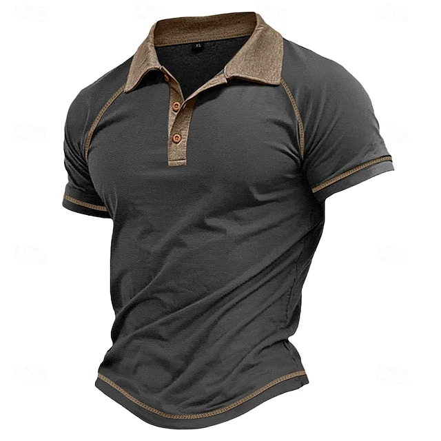 Simple Vintage Classic Stripe Graphic Polo Shirts For Men Summer Retro Personality 3D Print Polo Shirt Streetwear Oversized Tops