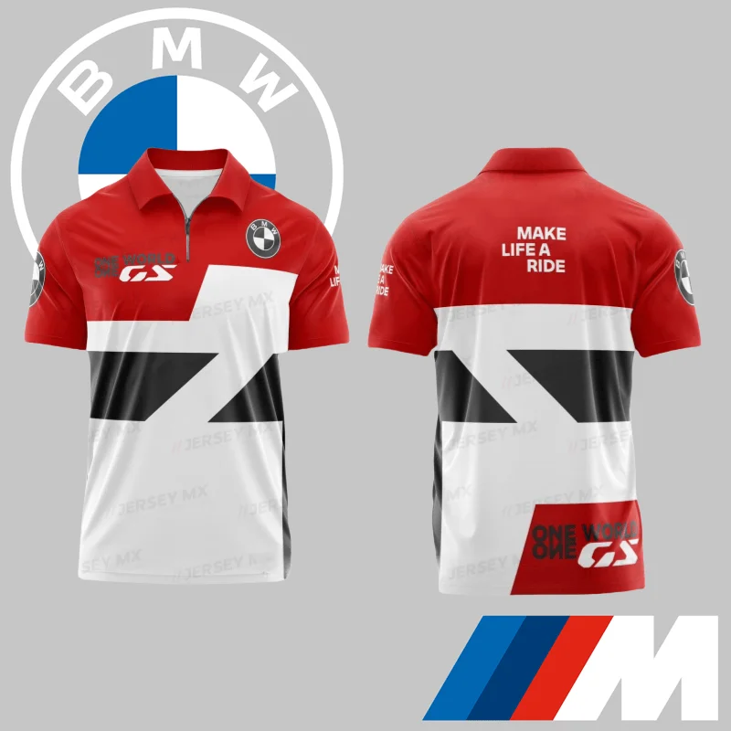 

2025 BMW New Classic Quick Dry POLO Shirt Comfortable Casual High Quality Top Top Top BMW Competition Cycling Suit T-Shirt Moto