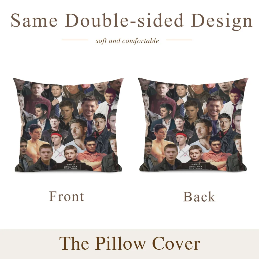 Dean Winchester Collage Pillowcase Cushions Cover Cushions Home Decoration Pillows For Sofa