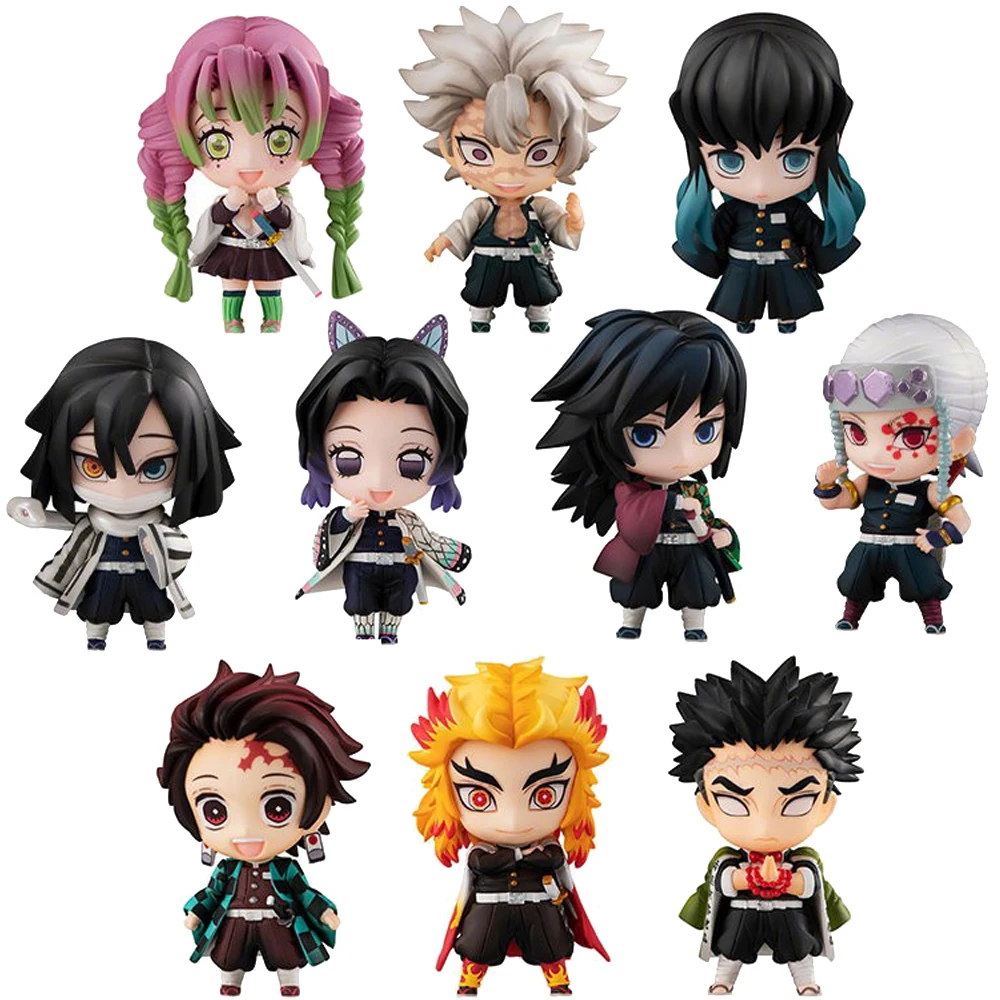 Demon Slayer Figure Kimetsu  blind box toys  cat figures  mystery box  surprise box  figuras anime  toys  blind boxes  blind bag