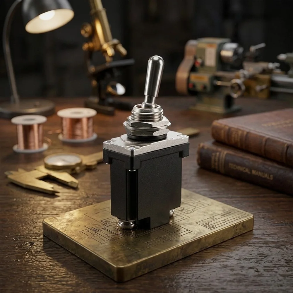 1pc Waterproof For Toggle Switch 15A Metal Lever Screw Terminals Connection For Industrial Use Easy Installation