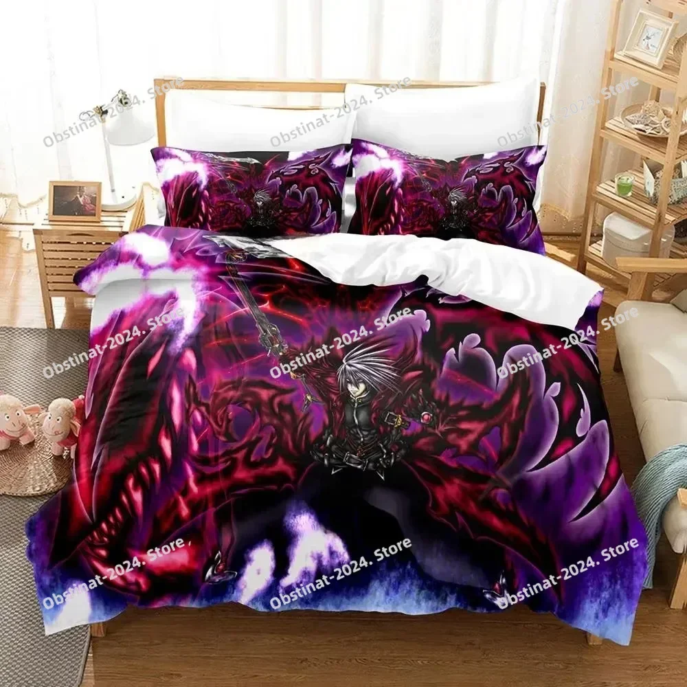 New Personality Anime Blazblue Bedding Set Printed Bed Set With Pillowcase Duvet Cover Soft Single Double Queen Super King Size