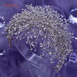 YouLaPan Luxury Rhinestones Women's Belts Silver Color Handmade Wedding Belt Women Ornaments Bride Party Sash Accessories SH431