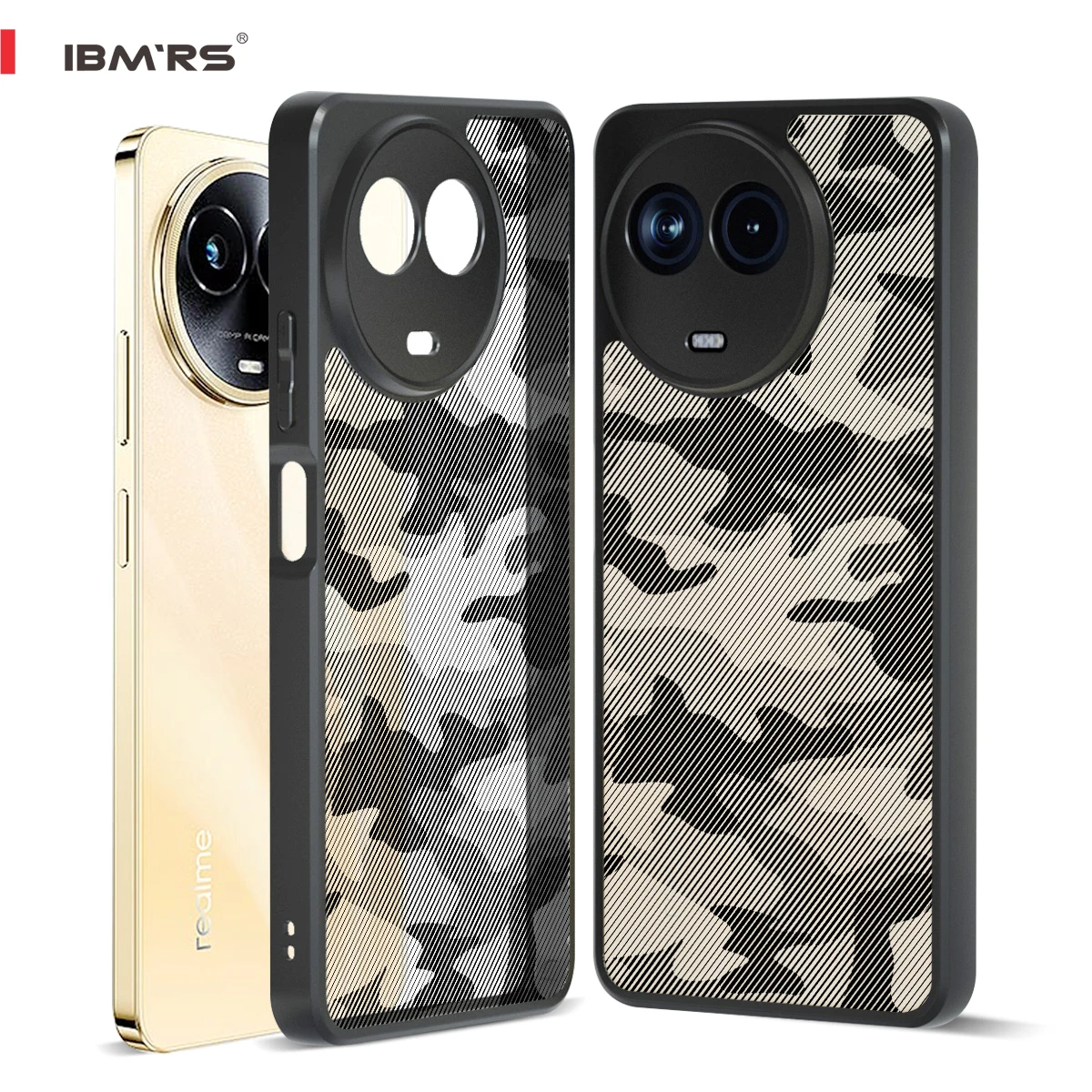 

Для Realme V50s 5G чехол камуфляжный военный класс противоударный защитный чехол от падения с защитой объектива камеры