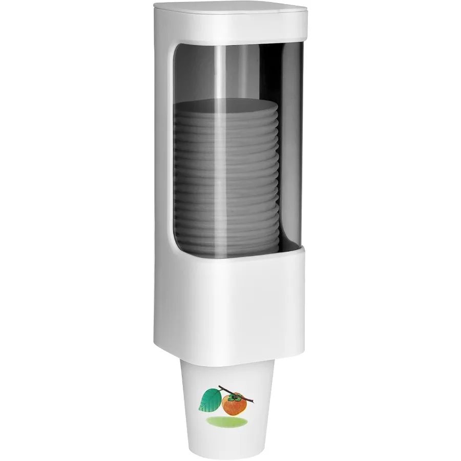 

Настенный диспенсер для чашек для ванной комнаты, 3 унции, 5 унций, одноразовый держатель для бумаги и пластиковых стаканчиков с пастообразной пластиной, идеально подходит для домашнего офиса H