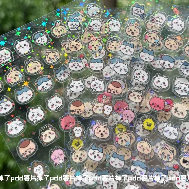 10 20 Pcs Kawaii Sanrio Anime Chiikawa Notebook Stickers Cute Cartoon Children Lovely Patch Decoration Gifts Toys for Kids