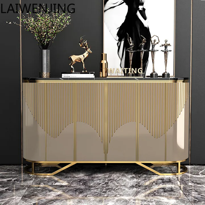 

SGF Italian porch cabinet light luxury dining side decorative cabinet high-end atmosphere
