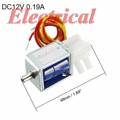 1pc Miniature Solenoid Valve 2 Position 3 Way DC12V 0.19A Water Air Solenoid Valve