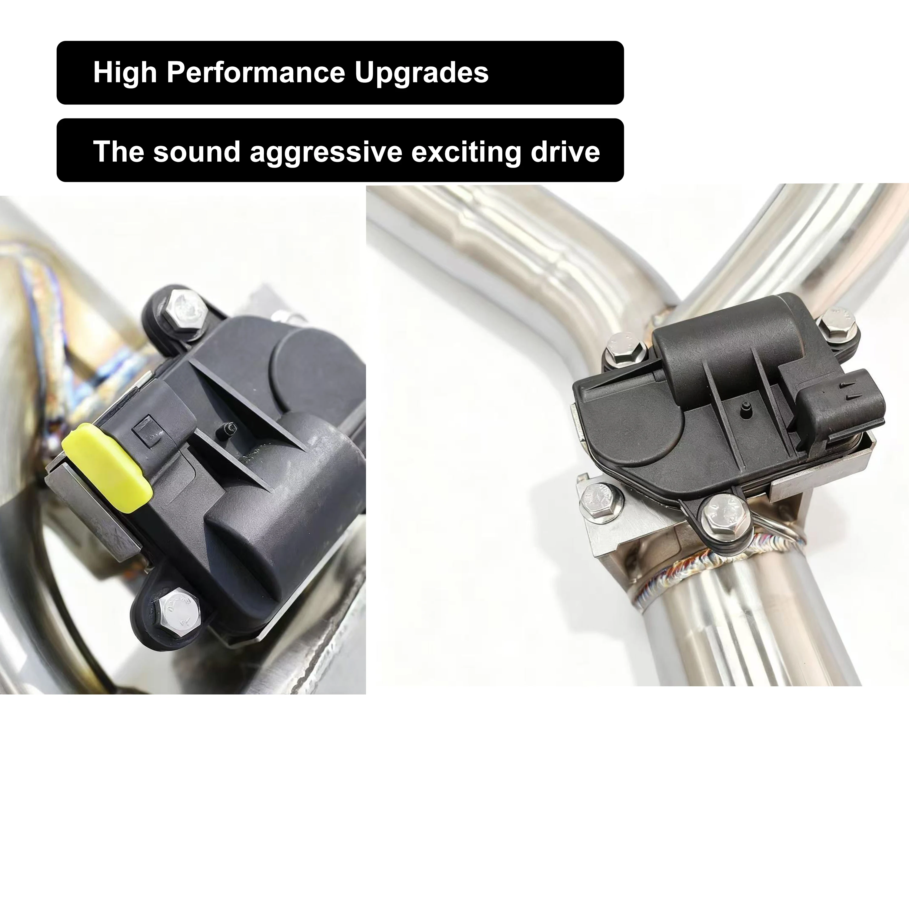 القسم الخلفي للأنابيب المستقيمة التلقائية لبورشه 718 كايمان GT4 RS 4.0L 2022-2025 صمام المحور الخلفي العادم OEM صمام المصنع Catback #6